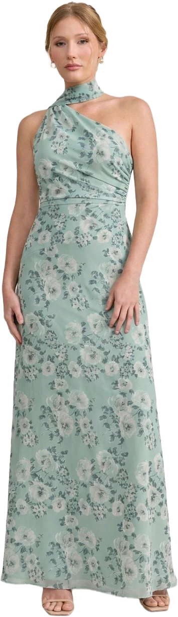 Imani Chiffon Floral Print Dress | Made To Order - Image 70