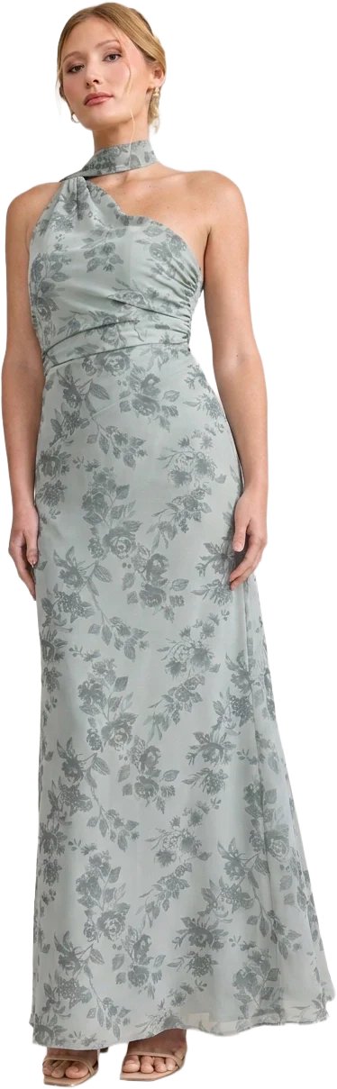Imani Chiffon Floral Print Dress | Made To Order - Image 71