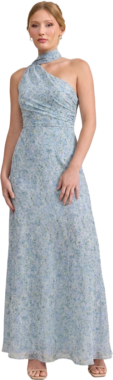 Imani Chiffon Floral Print Dress | Made To Order - Image 75