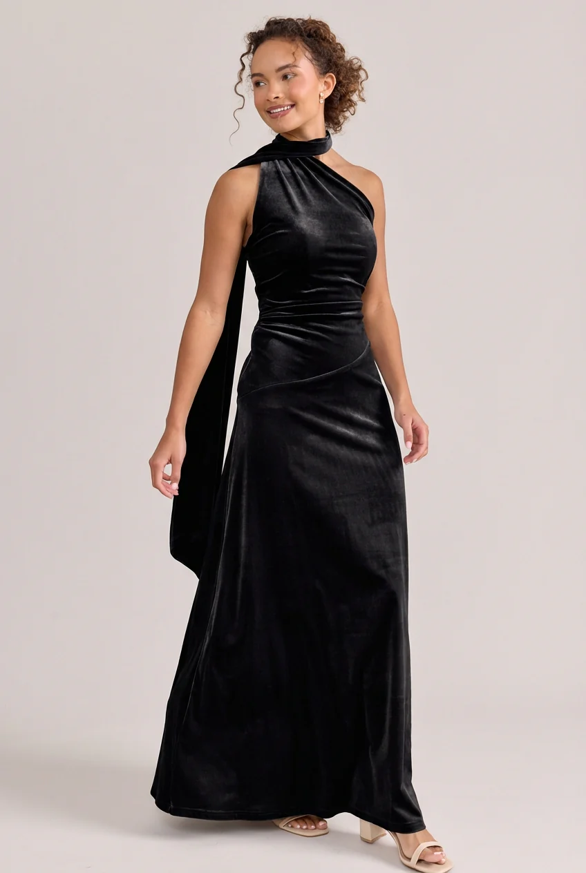 Imani Velvet Dress | Made To Order - Image 12