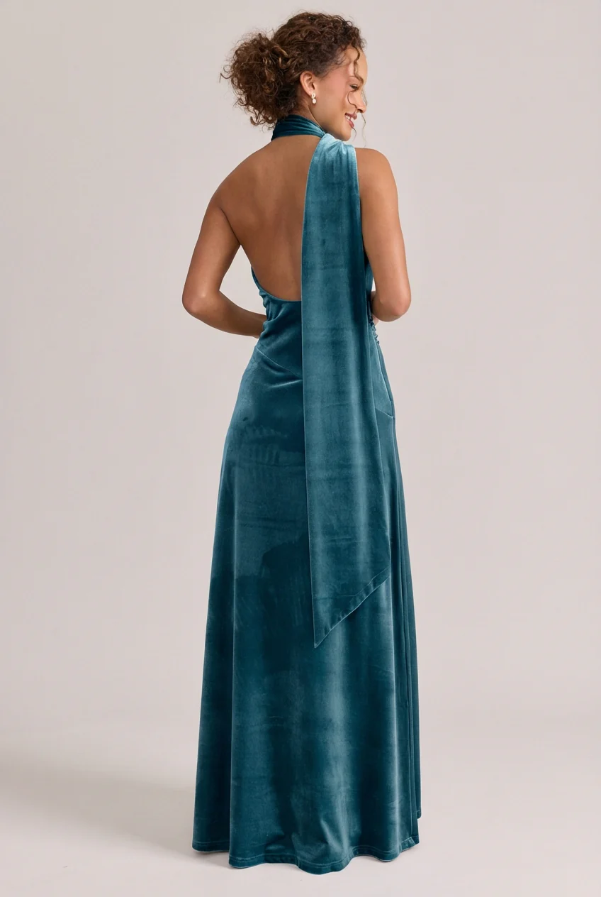 Imani Velvet Dress | Made To Order - Image 25