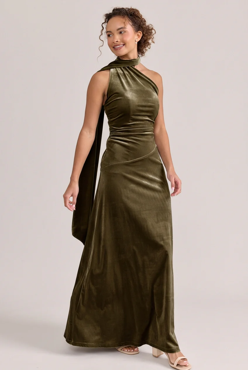 Imani Velvet Dress | Made To Order - Image 27