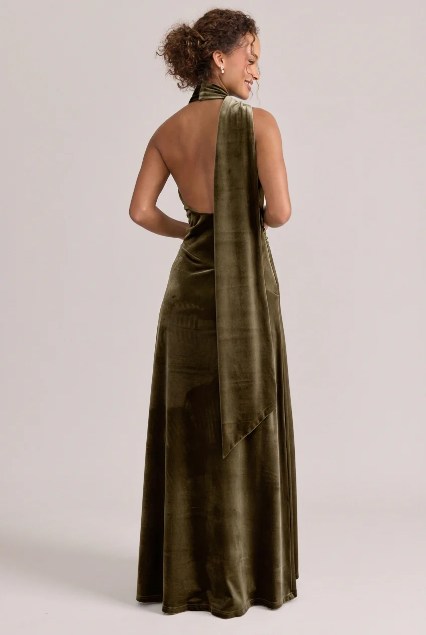 Imani Velvet Dress | Made To Order - Image 28