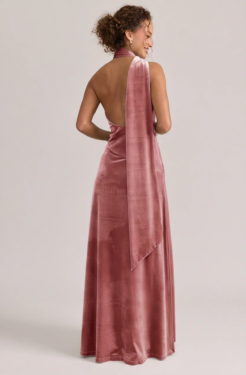 Imani Velvet Dress | Made To Order - Image 31