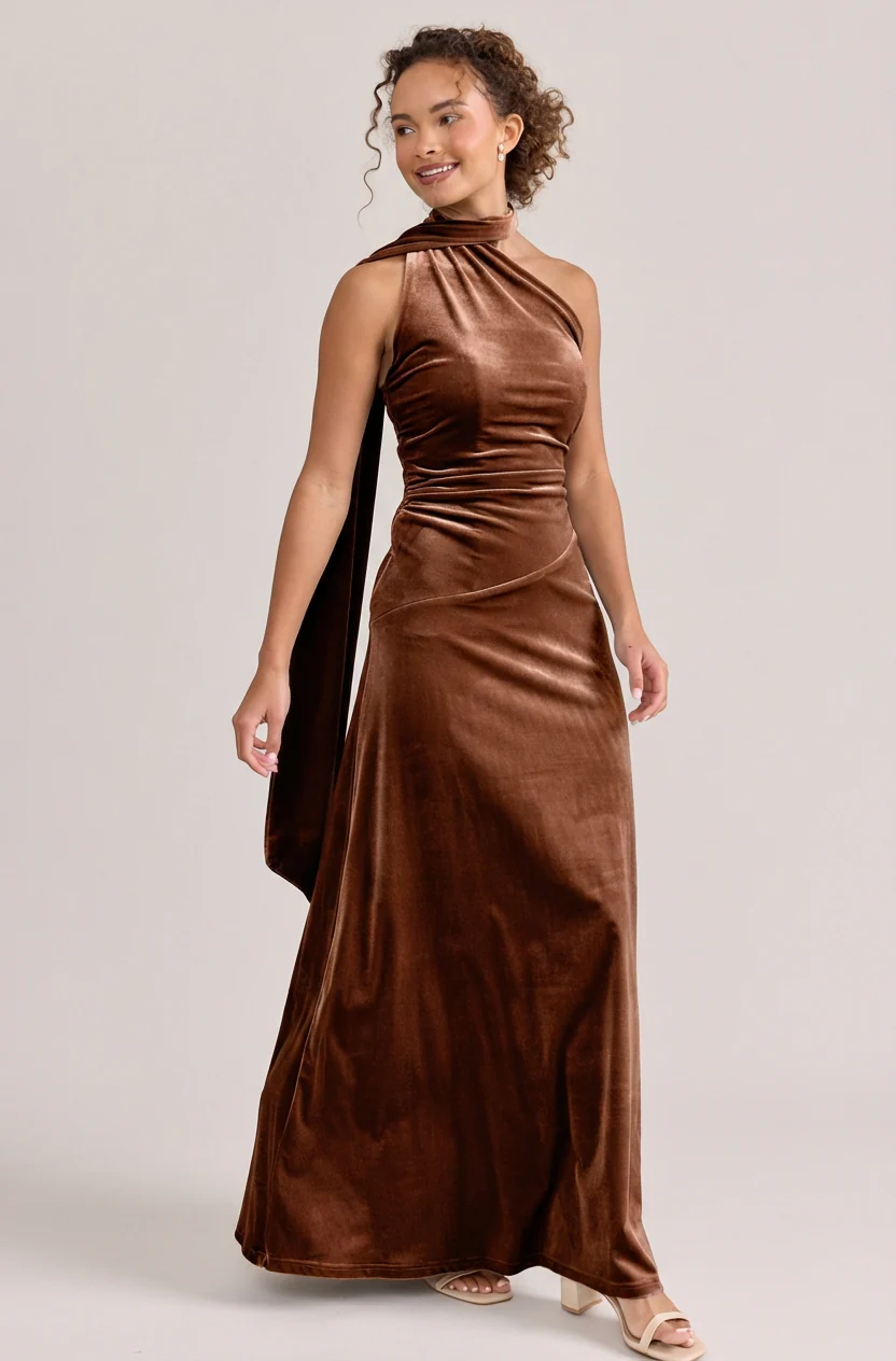 Imani Velvet Dress | Made To Order - Image 42