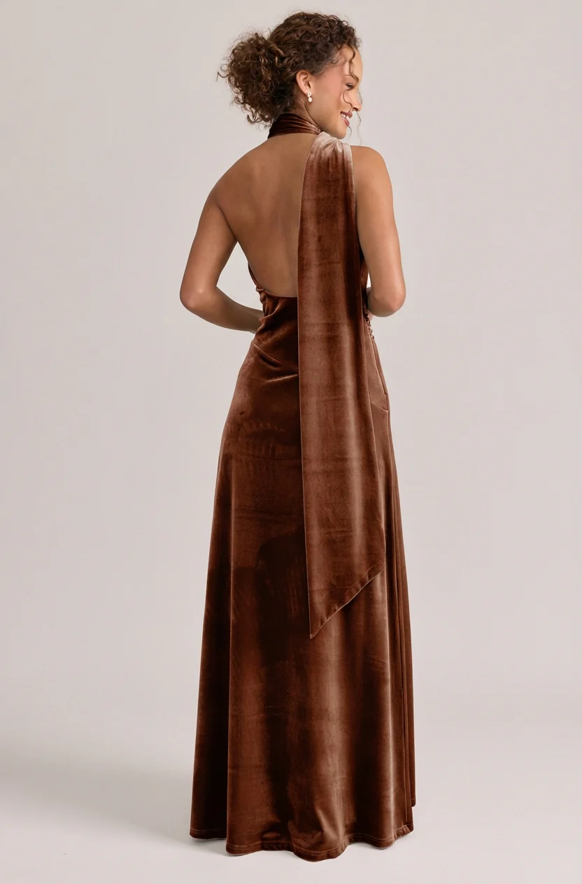 Imani Velvet Dress | Made To Order - Image 43