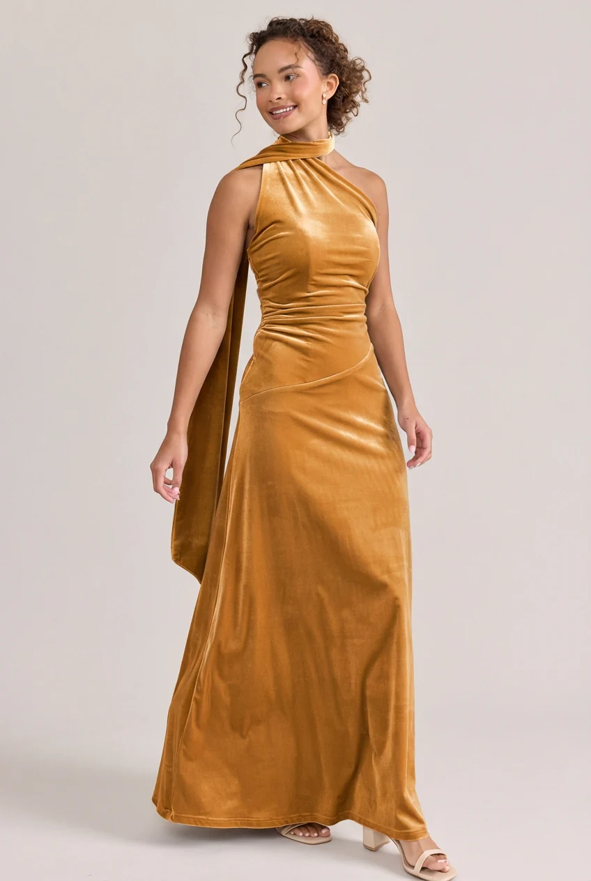 Imani Velvet Dress | Made To Order - Image 45