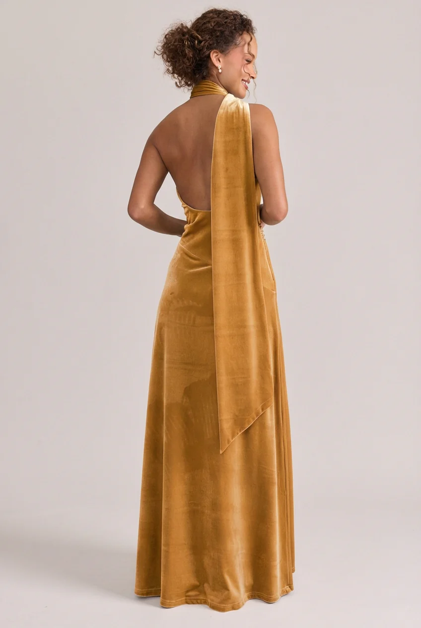 Imani Velvet Dress | Made To Order - Image 46