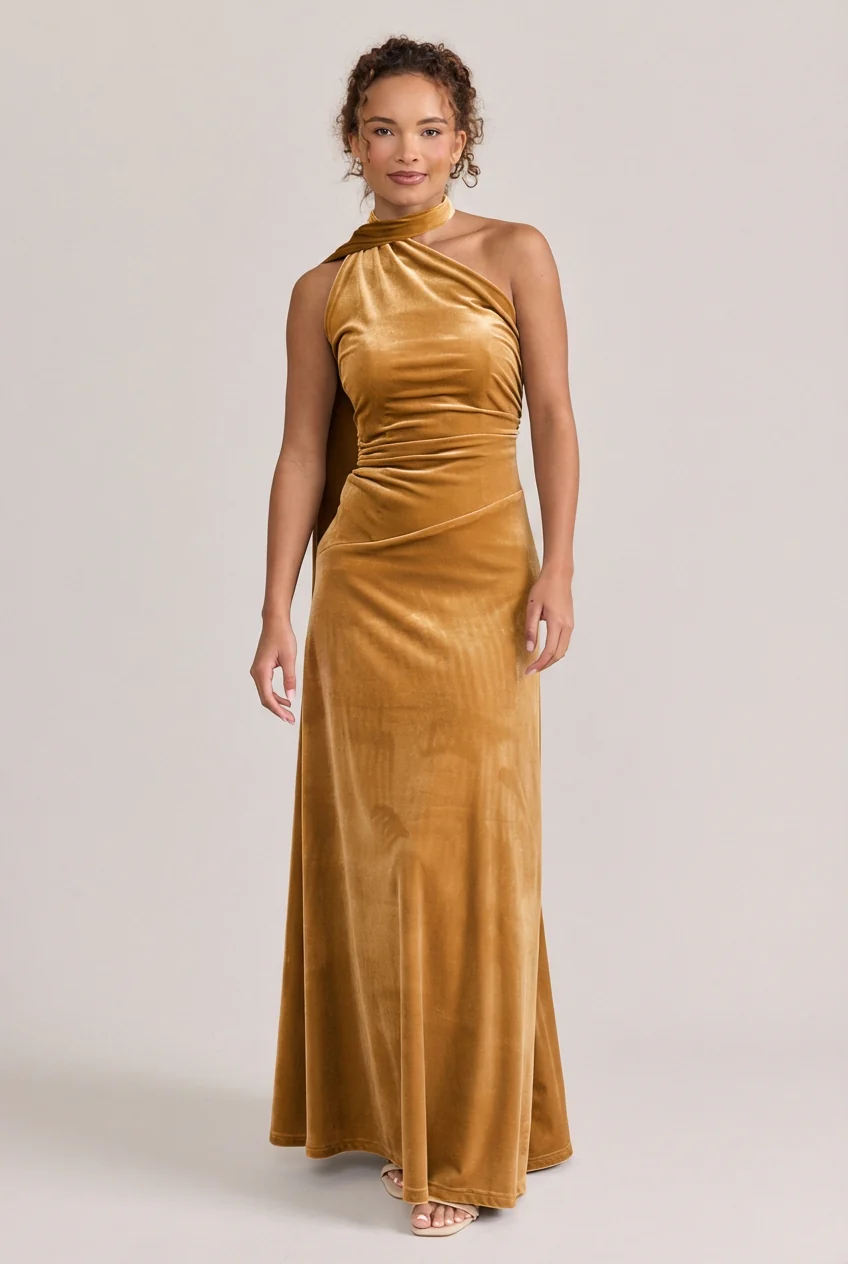 Imani Velvet Dress | Made To Order - Image 47