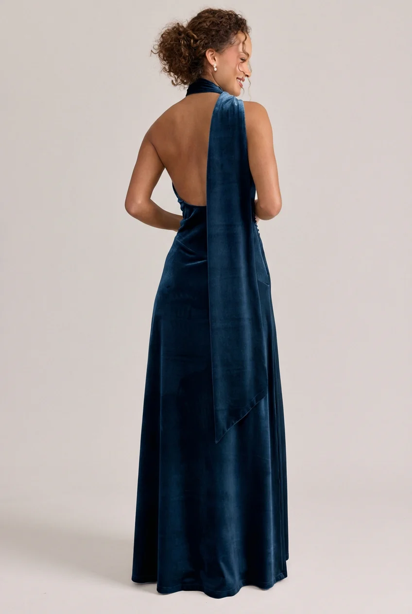 Imani Velvet Dress | Made To Order - Image 49