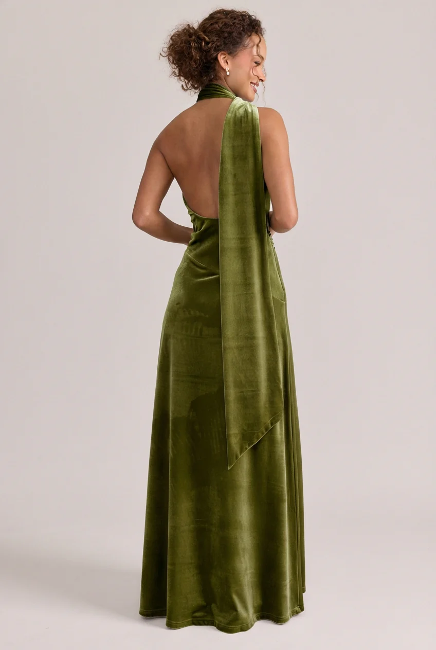Imani Velvet Dress | Made To Order - Image 52