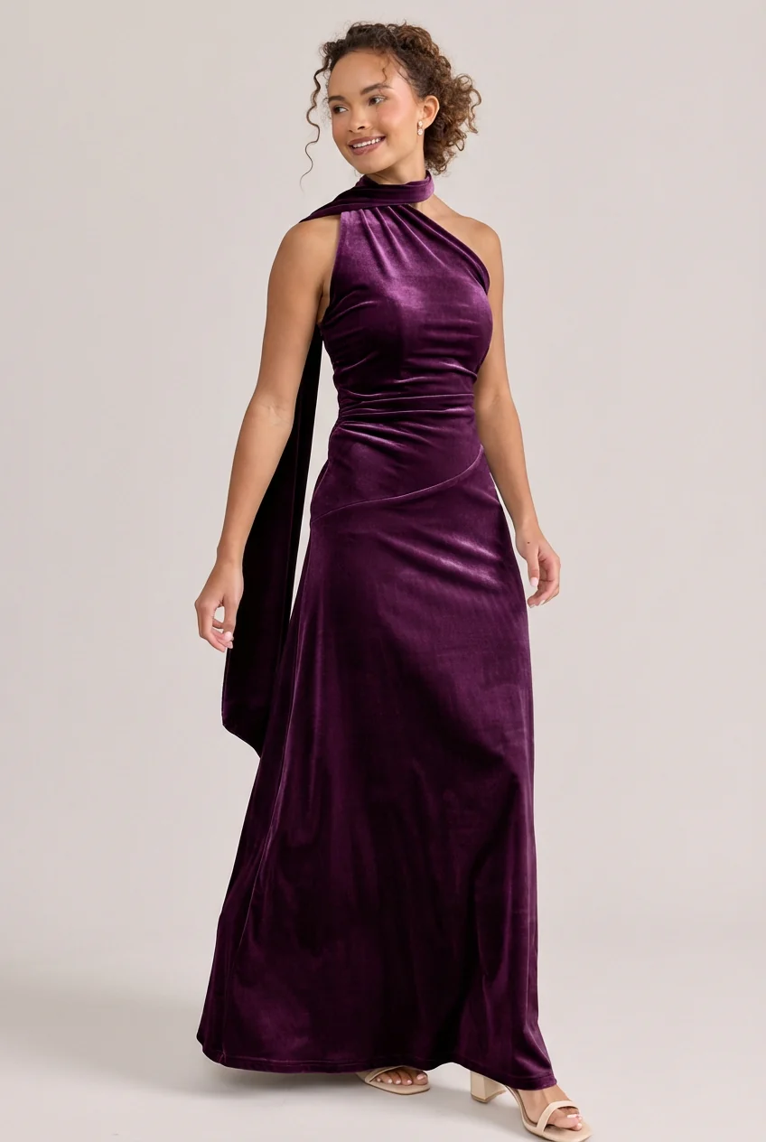 Imani Velvet Dress | Made To Order - Image 54