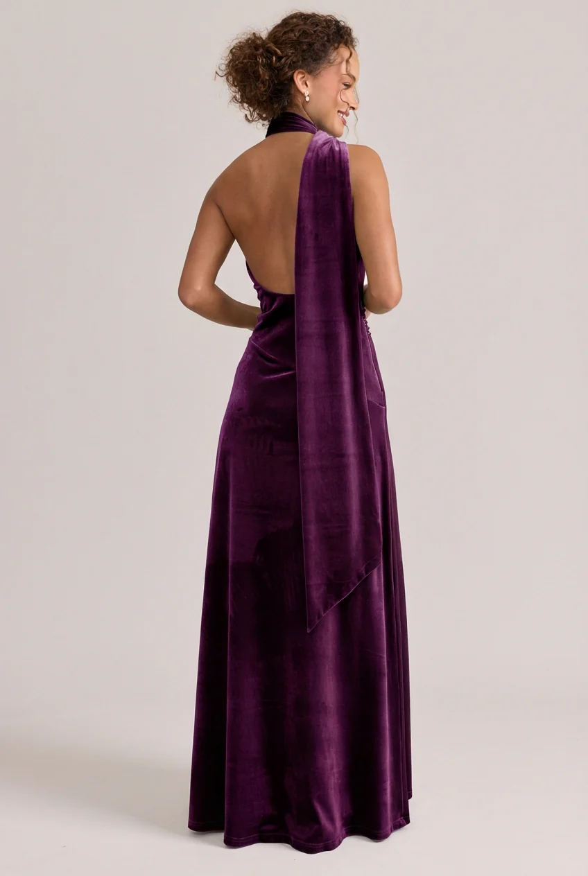 Imani Velvet Dress | Made To Order - Image 55