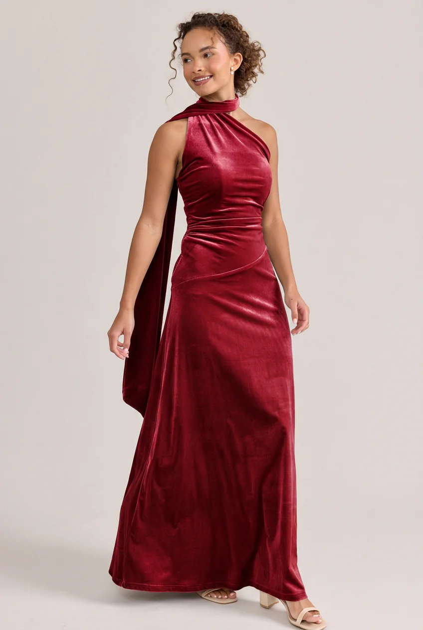 Imani Velvet Dress | Made To Order - Image 57