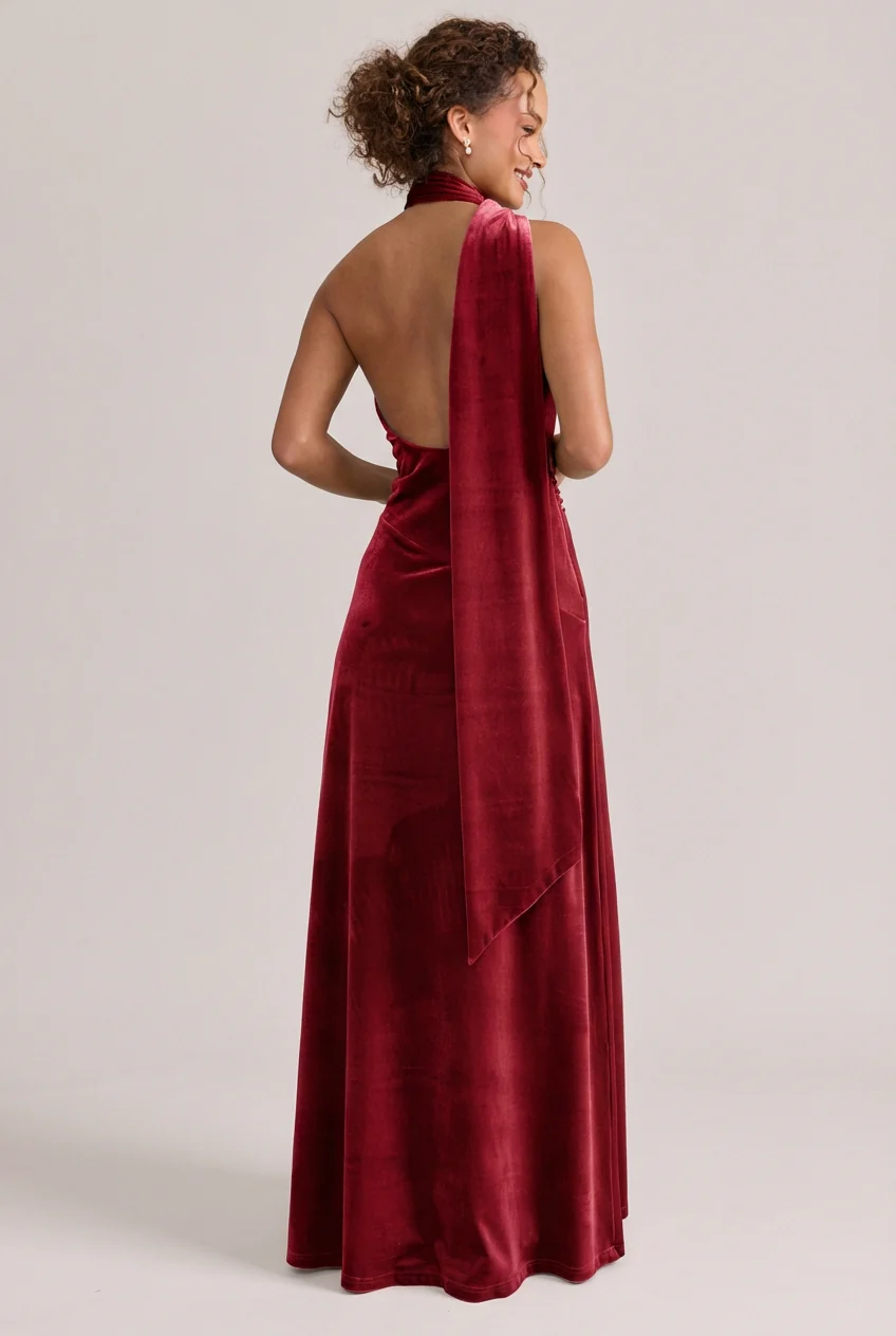 Imani Velvet Dress | Made To Order - Image 58