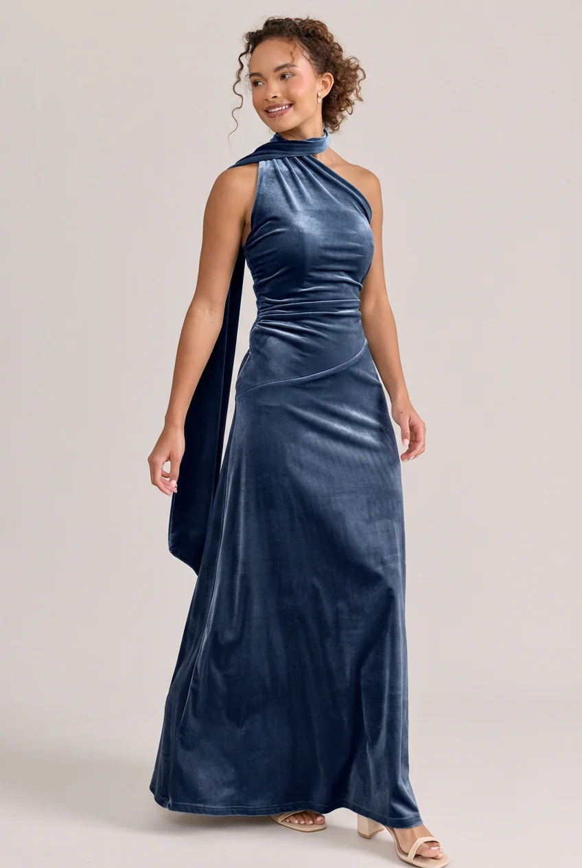 Imani Velvet Dress | Made To Order - Image 63