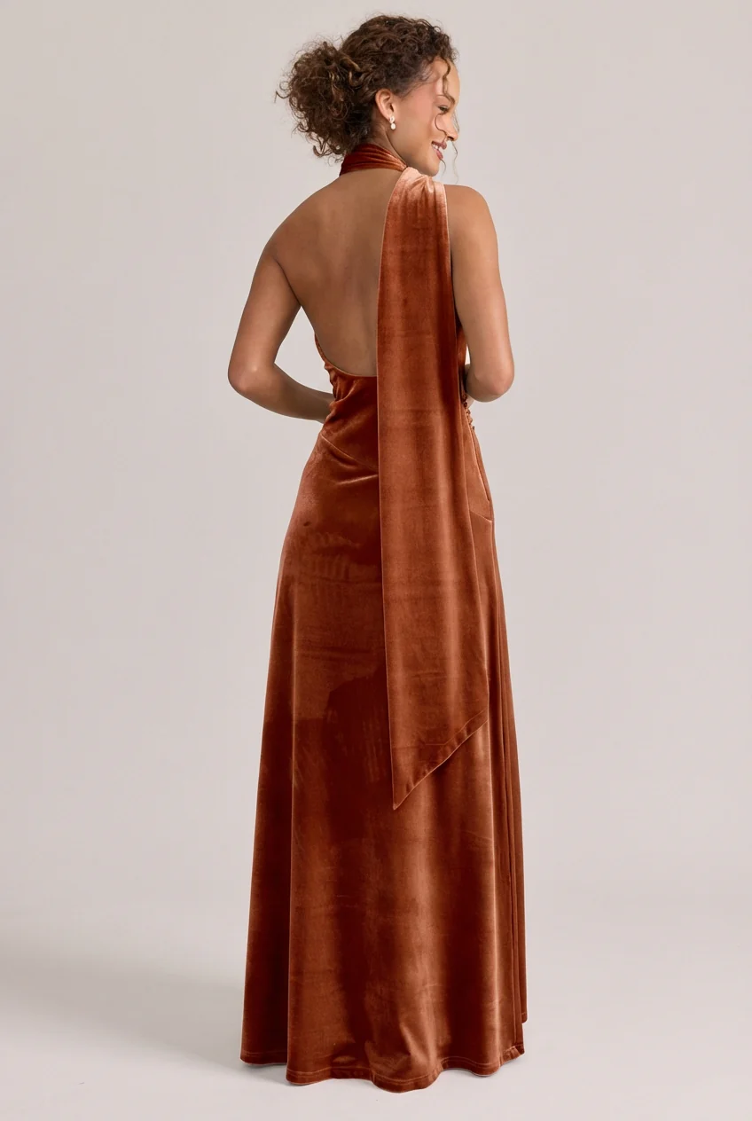 Imani Velvet Dress | Made To Order - Image 67