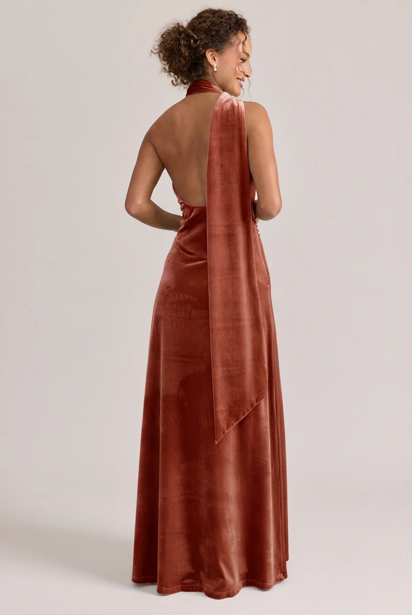 Imani Velvet Dress | Made To Order - Image 70