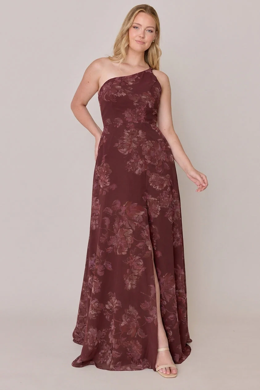 Inez Chiffon Floral Print Dress | Made To Order - Image 64
