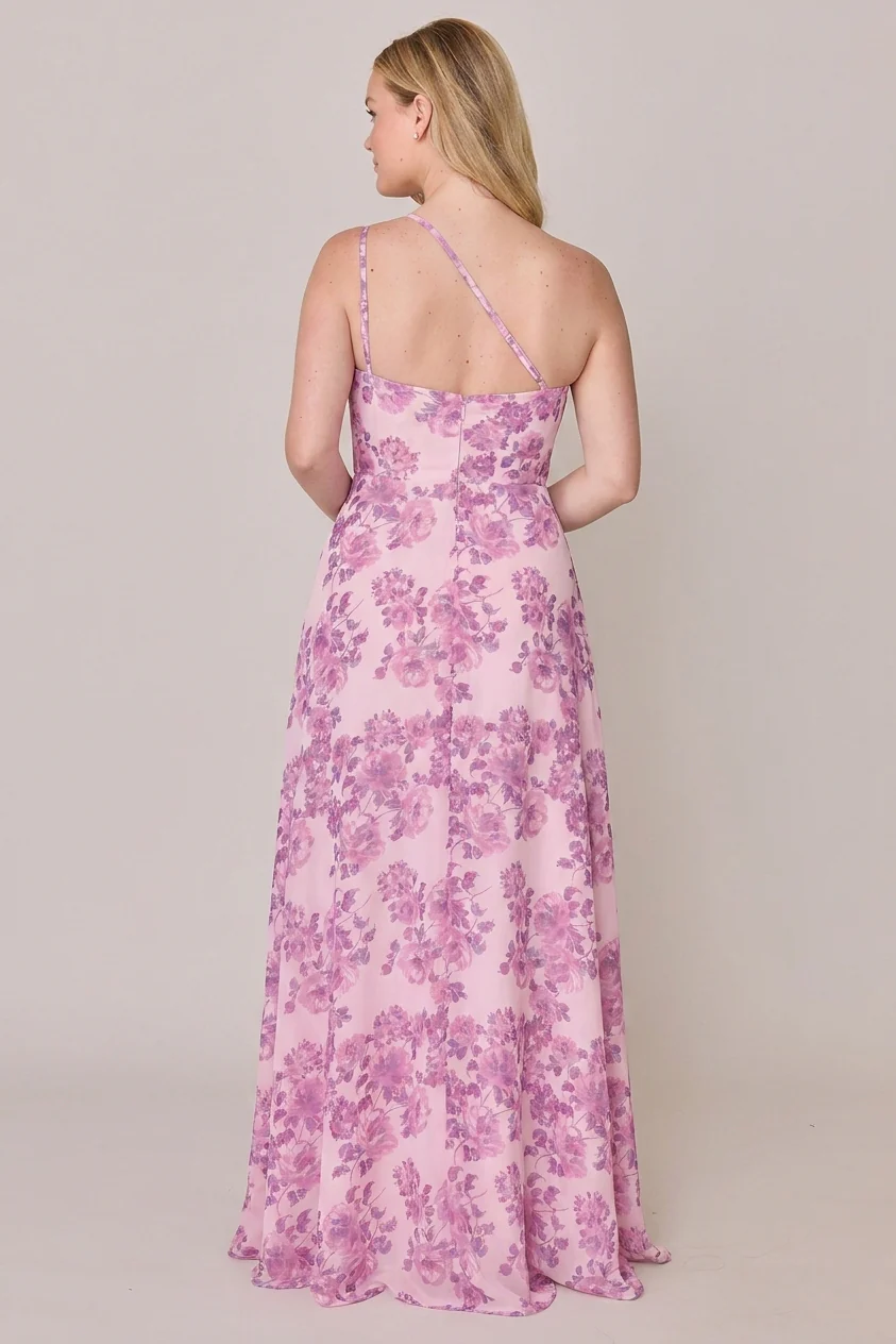 Inez Chiffon Floral Print Dress | Made To Order - Image 69