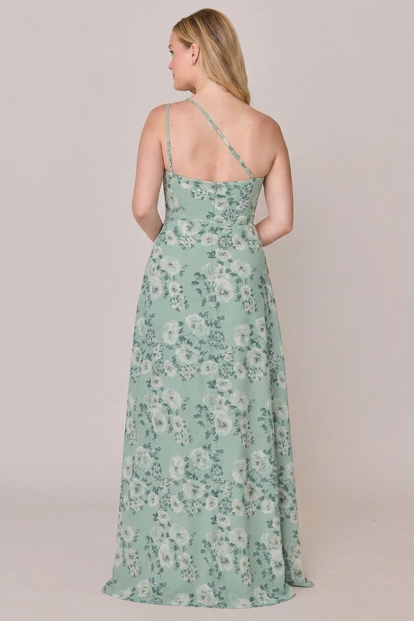 Inez Chiffon Floral Print Dress | Made To Order - Image 71
