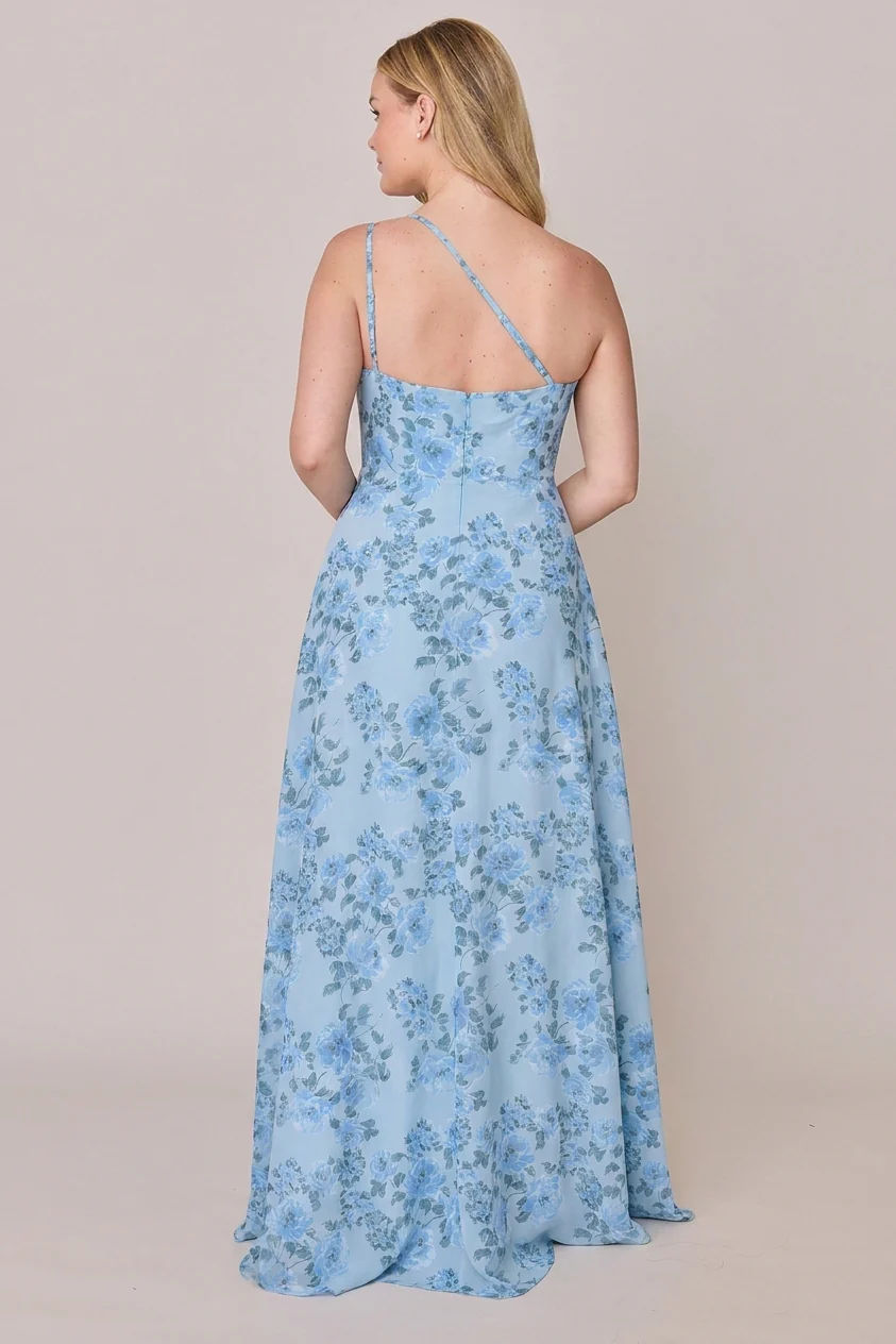 Inez Chiffon Floral Print Dress | Made To Order - Image 73
