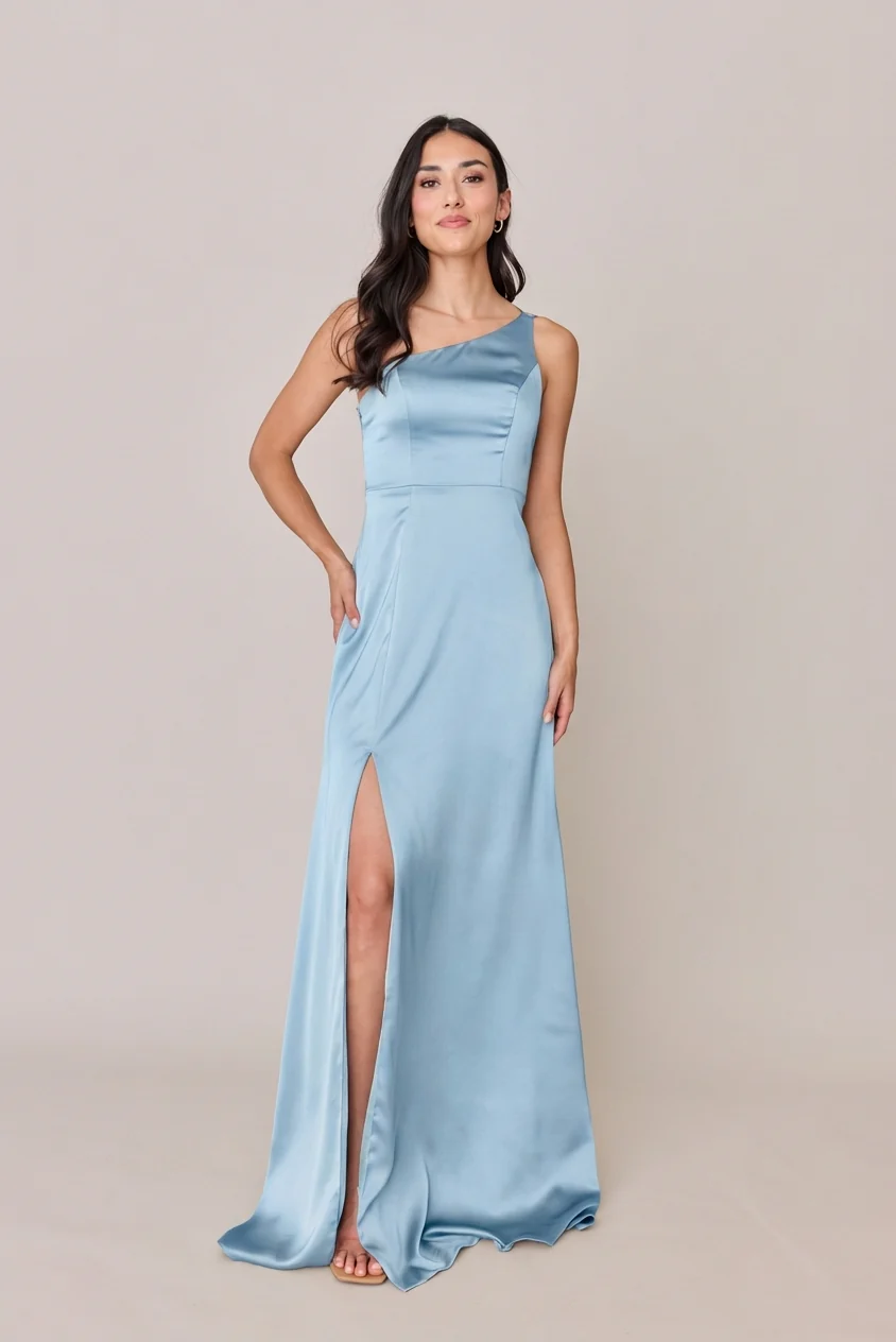 Inez Satin Dress | Made To Order - Image 230