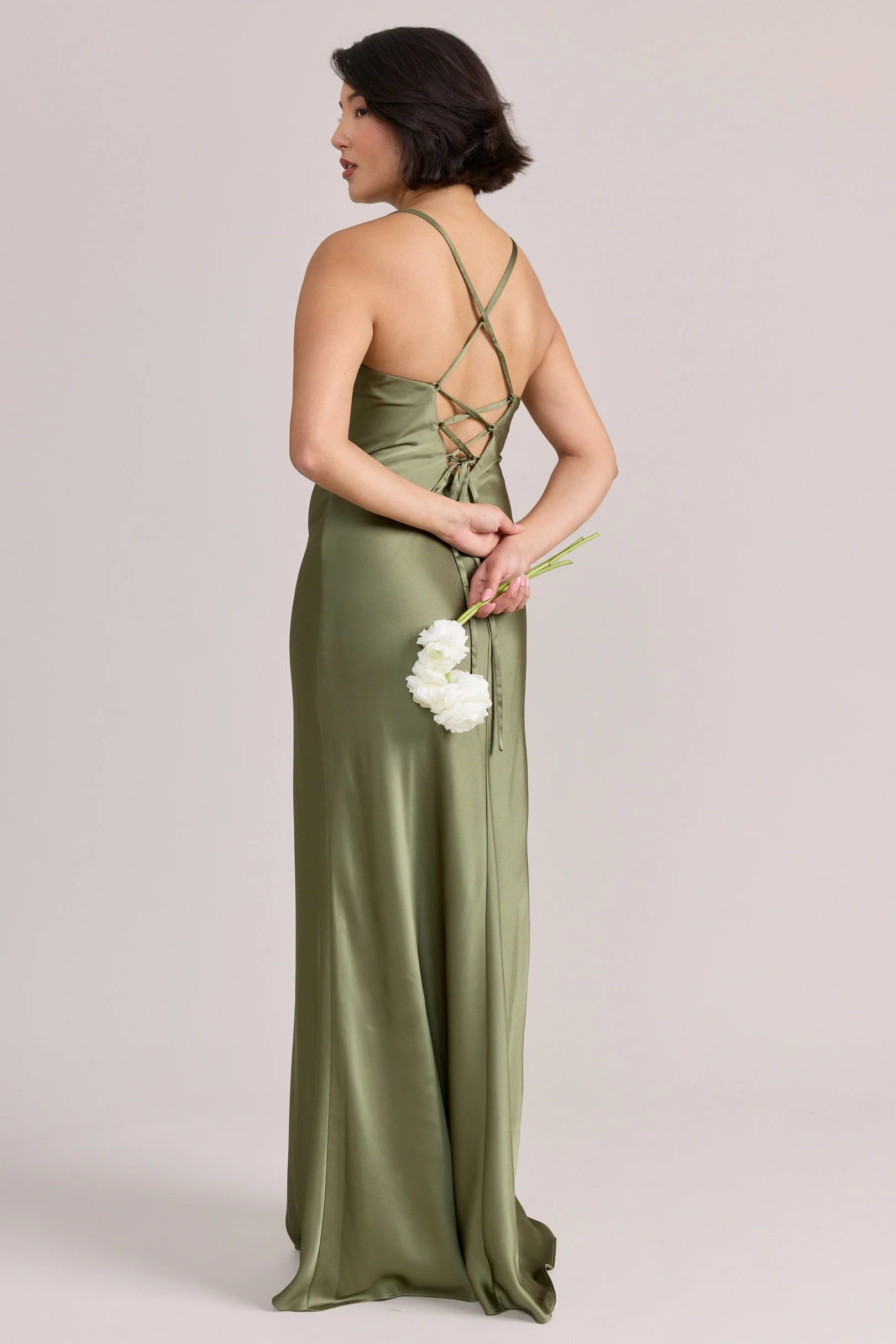 Iris Satin Dress | Ready To Ship - Image 3