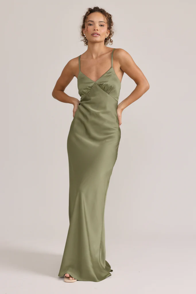 Iris Satin Dress | Ready To Ship - Image 9
