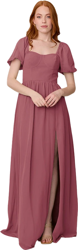 Isabella Chiffon Dress | Made To Order - Image 135