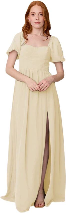 Isabella Chiffon Dress | Made To Order - Image 169