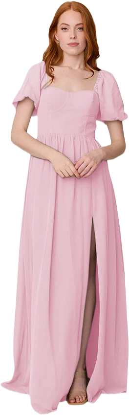 Isabella Chiffon Dress | Made To Order - Image 170