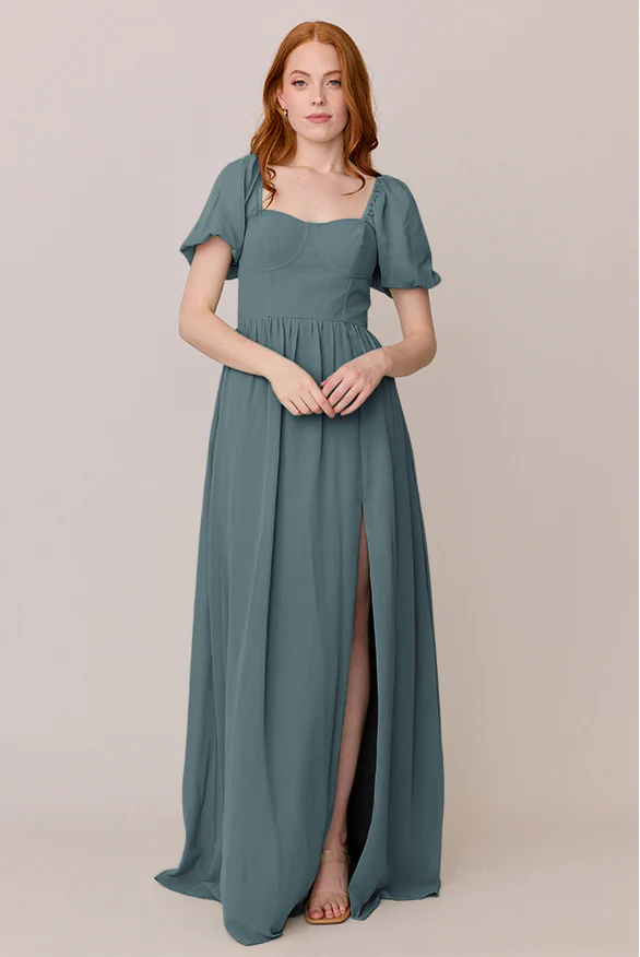 Isabella Chiffon Dress | Made To Order - Image 32