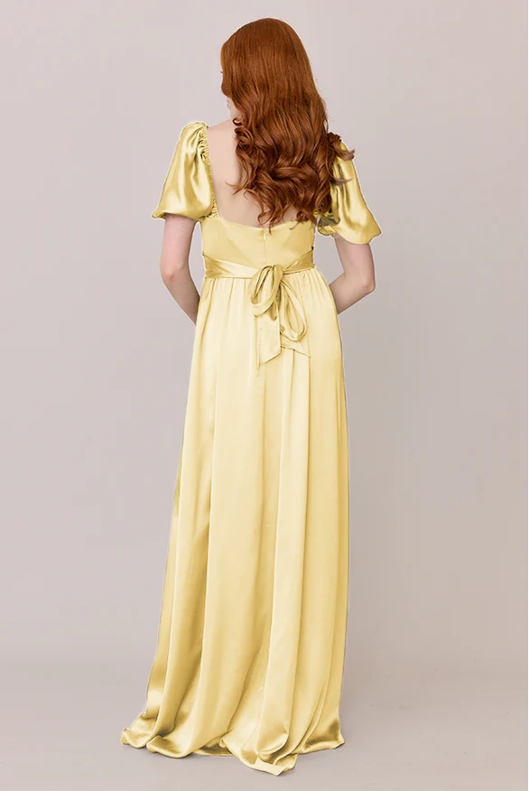 Isabella Satin Dress | Made To Order - Image 109