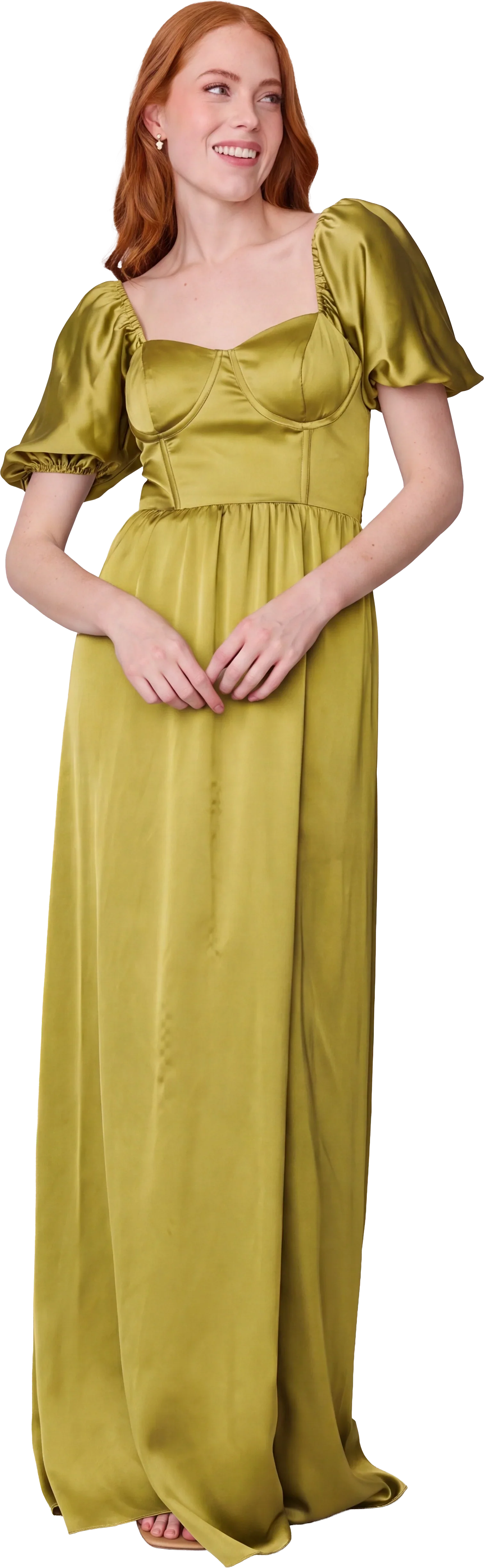 Isabella Satin Dress | Made To Order - Image 183
