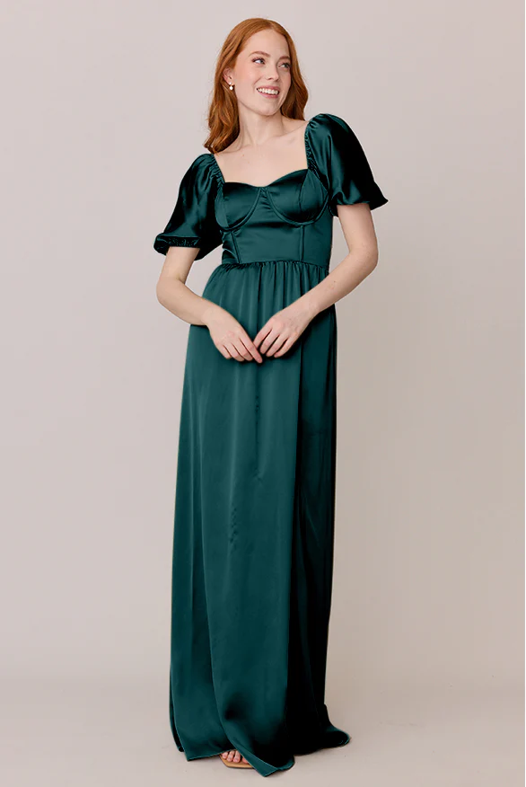 Isabella Satin Dress | Made To Order - Image 22