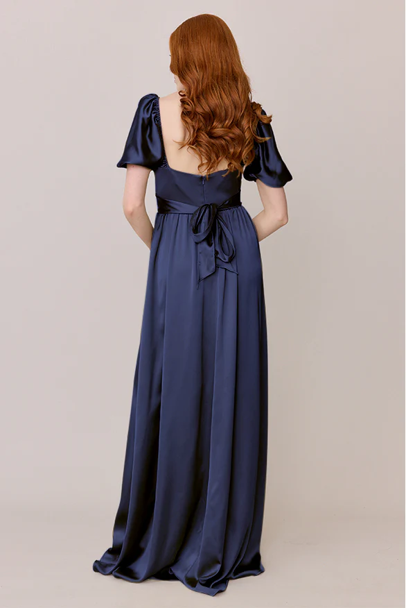 Isabella Satin Dress | Made To Order - Image 51