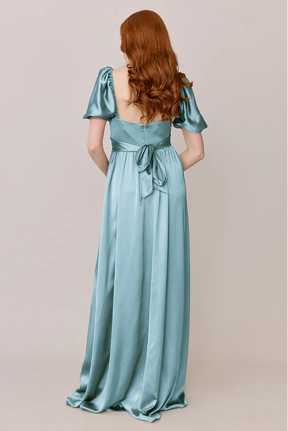 Isabella Satin Dress | Made To Order - Image 53