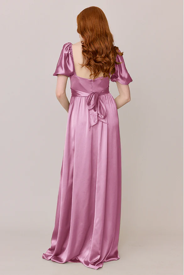 Isabella Satin Dress | Made To Order - Image 63