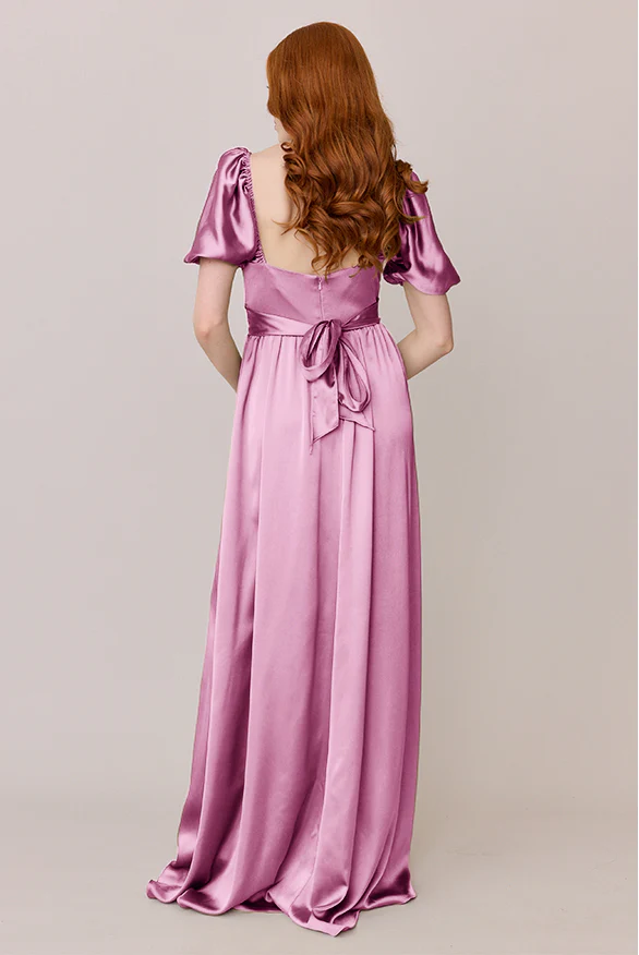 Isabella Satin Dress | Made To Order - Image 81