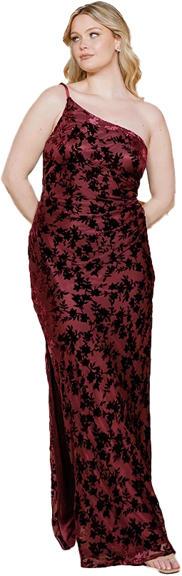 Jade Floral Burnout Velvet Dress | Made To Order - Image 29