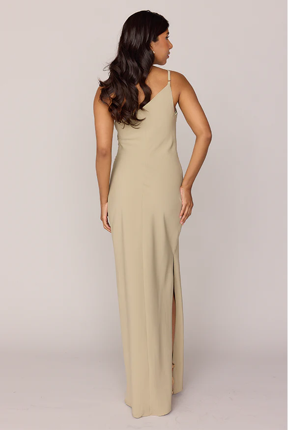 Jade Crepe Dress | Made To Order - Image 158