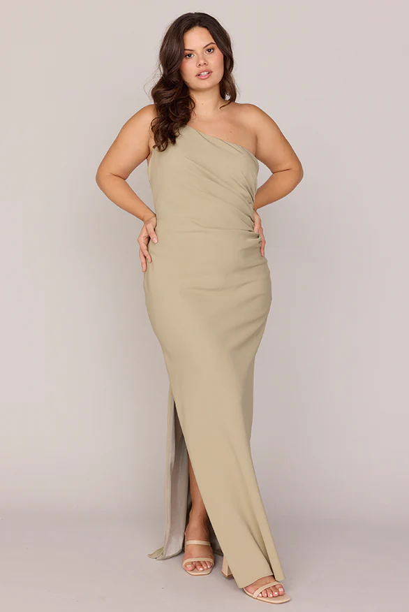 Jade Crepe Dress | Made To Order - Image 159