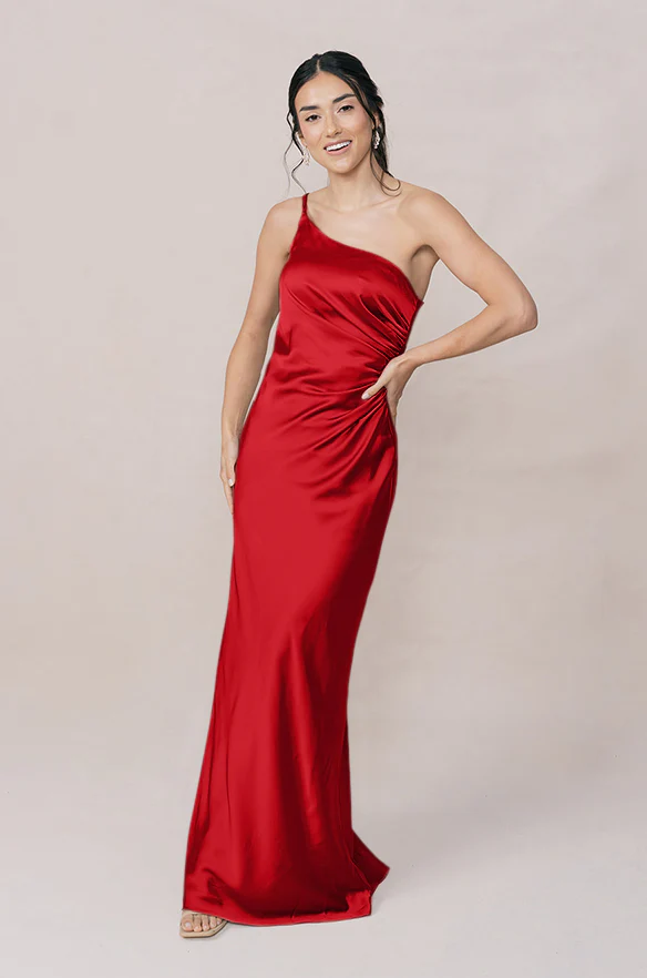 Jade Satin Dress | Made To Order - Image 129