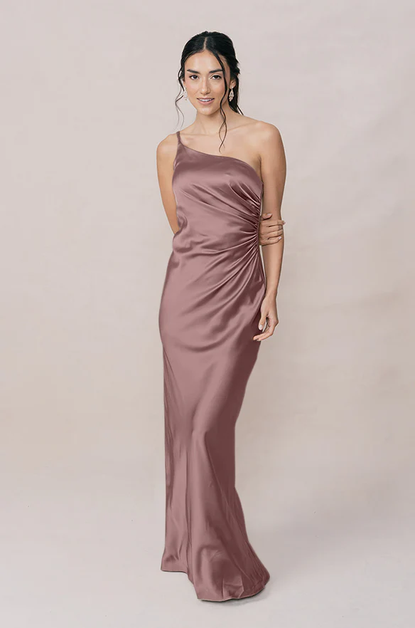 Jade Satin Dress | Made To Order - Image 133