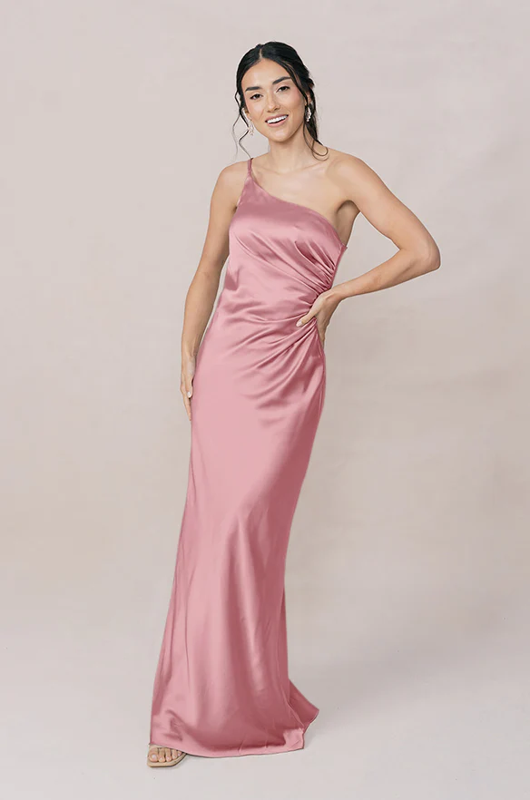 Jade Satin Dress | Made To Order - Image 137