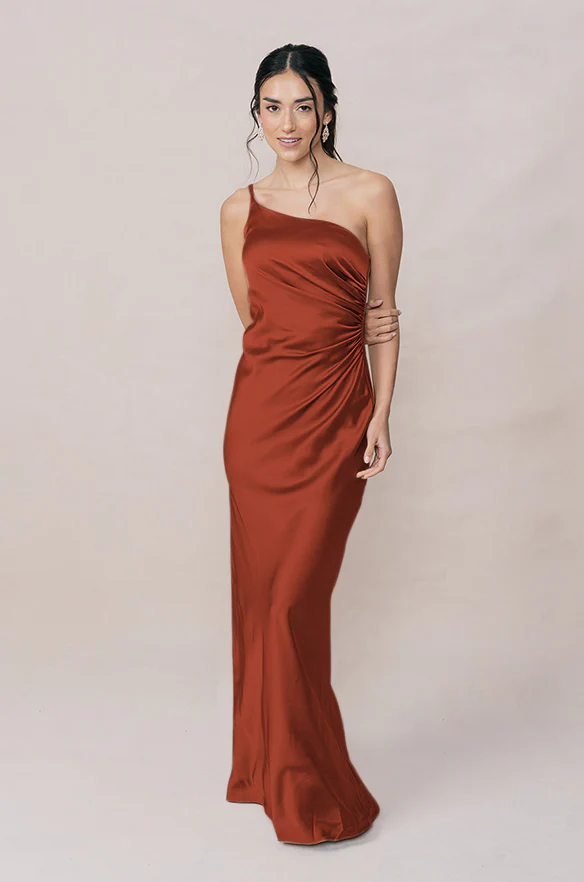 Jade Satin Dress | Made To Order - Image 139
