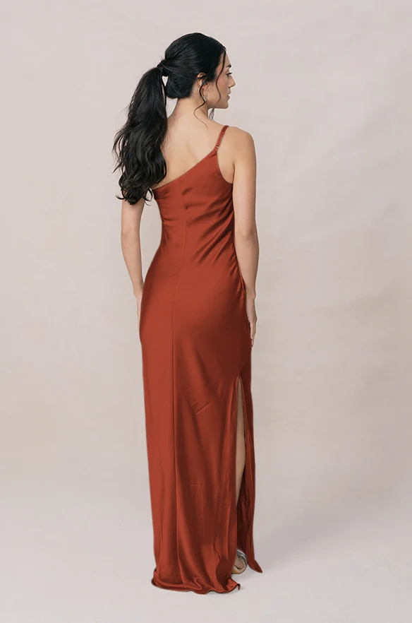 Jade Satin Dress | Made To Order - Image 140