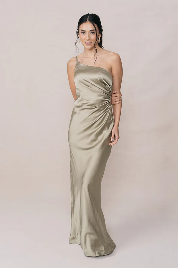 Jade Satin Dress | Made To Order - Image 143