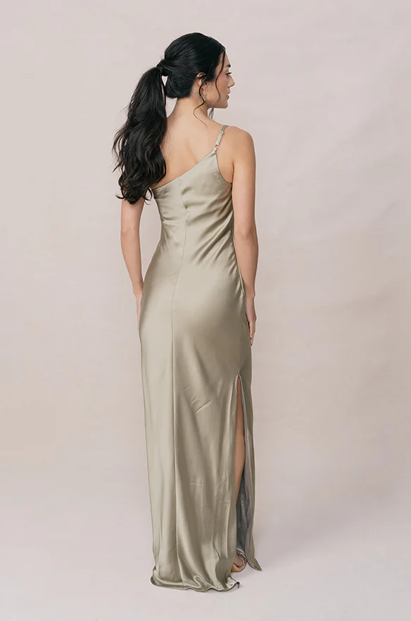 Jade Satin Dress | Made To Order - Image 144